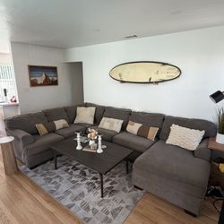 Grey Sectional Couch 