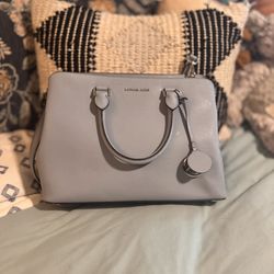 Michael Kors Light Blue Savana Shoulder Bag