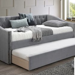 New Gray Sofa Bed Couch Pull Out Bed 