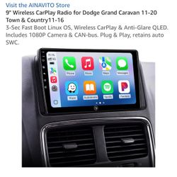 AINAVITO 9" Wireless CarPlay Car Radio