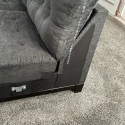 Partial Sectional Sofa Set