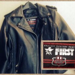 First Ladies Hourglass Leather Motorcycle Jacket