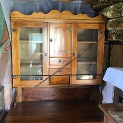 Vintage wood Bakers rack $400 or best offer
