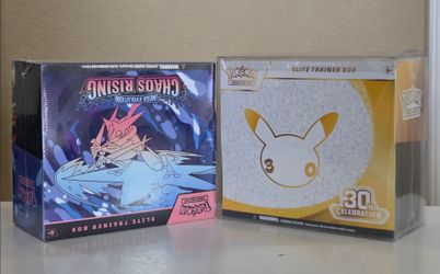 Pokemon 30th Anniversary & Chaos Rising ETB, New