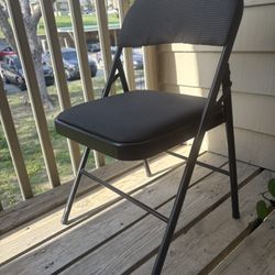 Fabric Padded Folding Chair