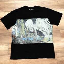 Uniqlo x MFA Boston Japan Skeleton Ukiyo-e Kuniyoshi Utagawa T Shirt Adult 2XL