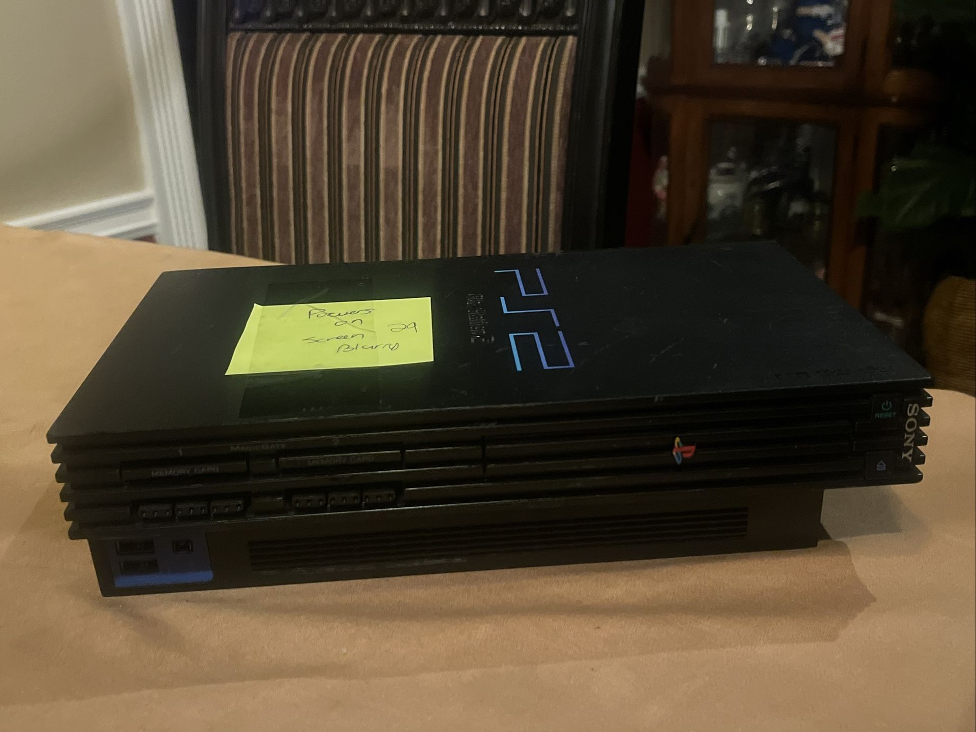 Sony PS2 Fat Console Only Broken For Parts Only