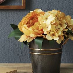 (3) Metal Flower Pots ‘5 Inch’—New!