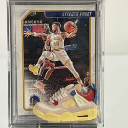 Stephen Curry Shadow Box Card with Sneaker (Rare)