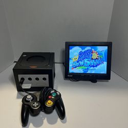 Nintendo GameCube with Super Mario Sunshine