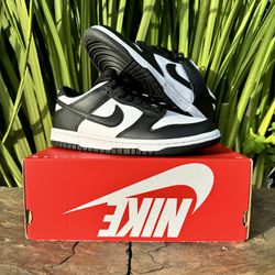 Brand New (No-Lid) Nike Dunk Low Retro “White Black Panda” GS Size 5Y CW1590-100