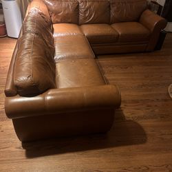 Tan “L” Shaped Couch - GOOD CONDITION