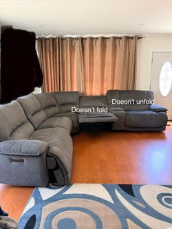 Redding 6-piece Fabric Power Reclining Sectional with Power Headrest