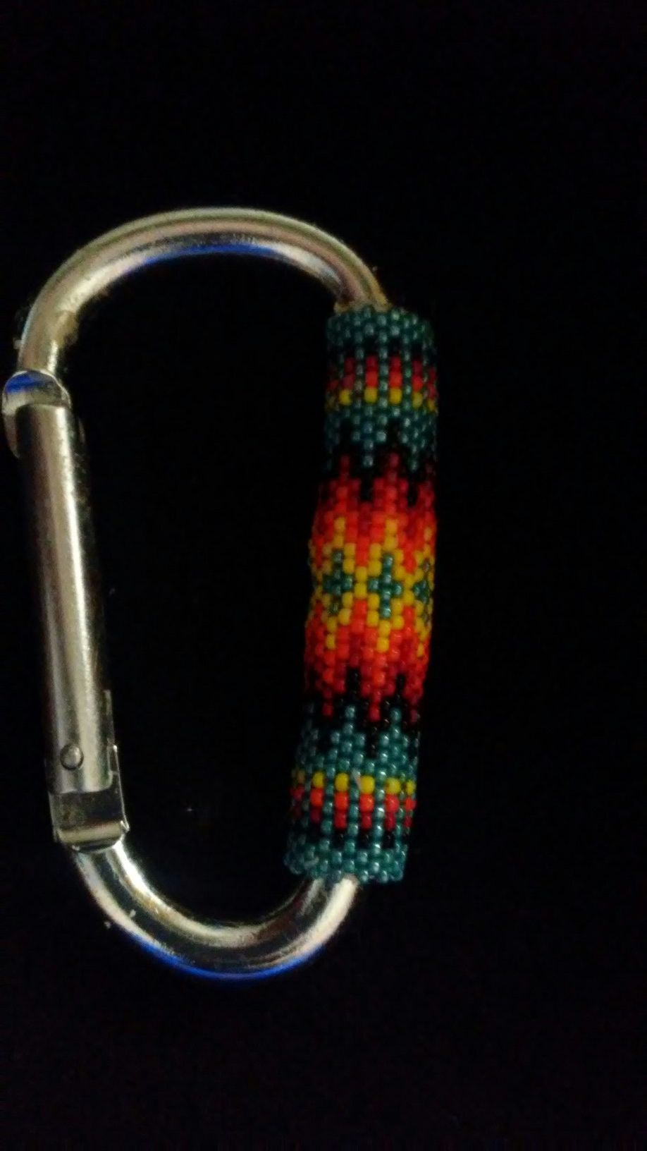 Headed keychain an earrings