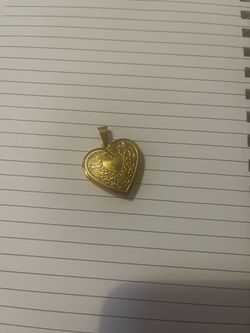 Gold Locket Pendant
