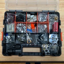 HDX Tool Box Full Of Electronic Parts $ Tools