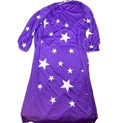 Distinctive Costumes Magician Wizard Robe Costume Purple One Size Fits Most