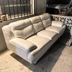 White Sofa Leather