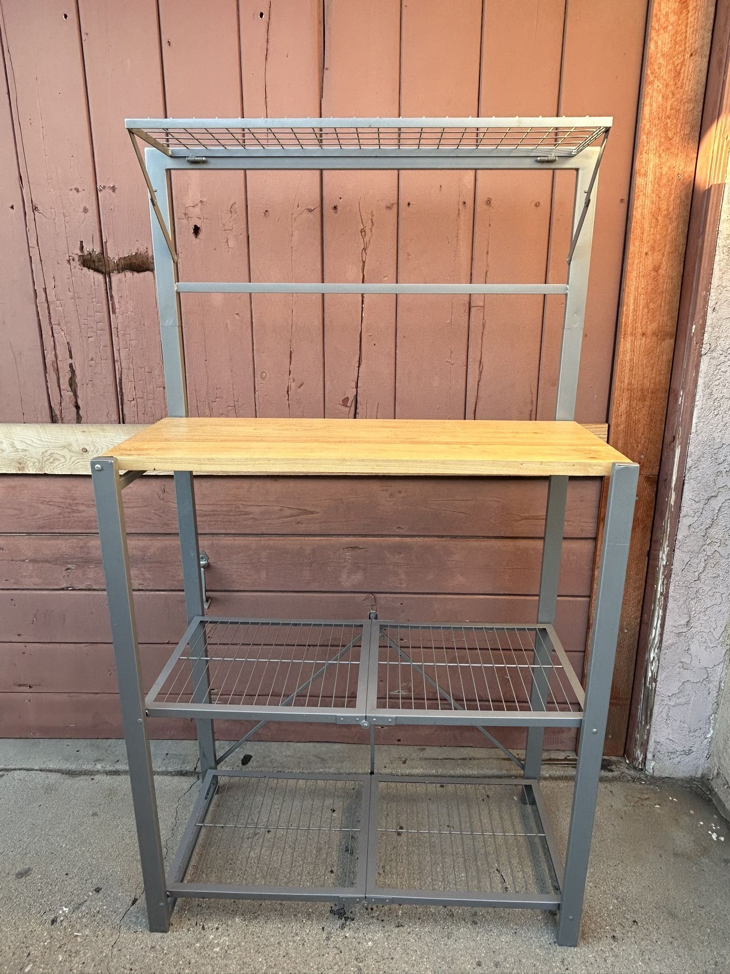 Origami Folding Bakers Rack