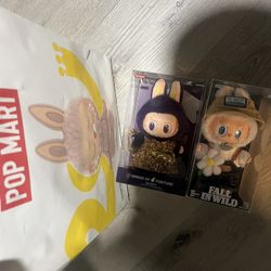 Labubu Fall In Wild Pendant - Wings Of Fortune 