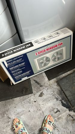 3 Speed Window Fan 