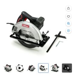 Corded Circular Saw , Hyper Tough , New 
