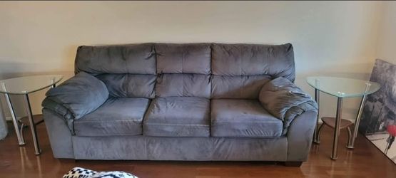 Grey Fabric Couch
