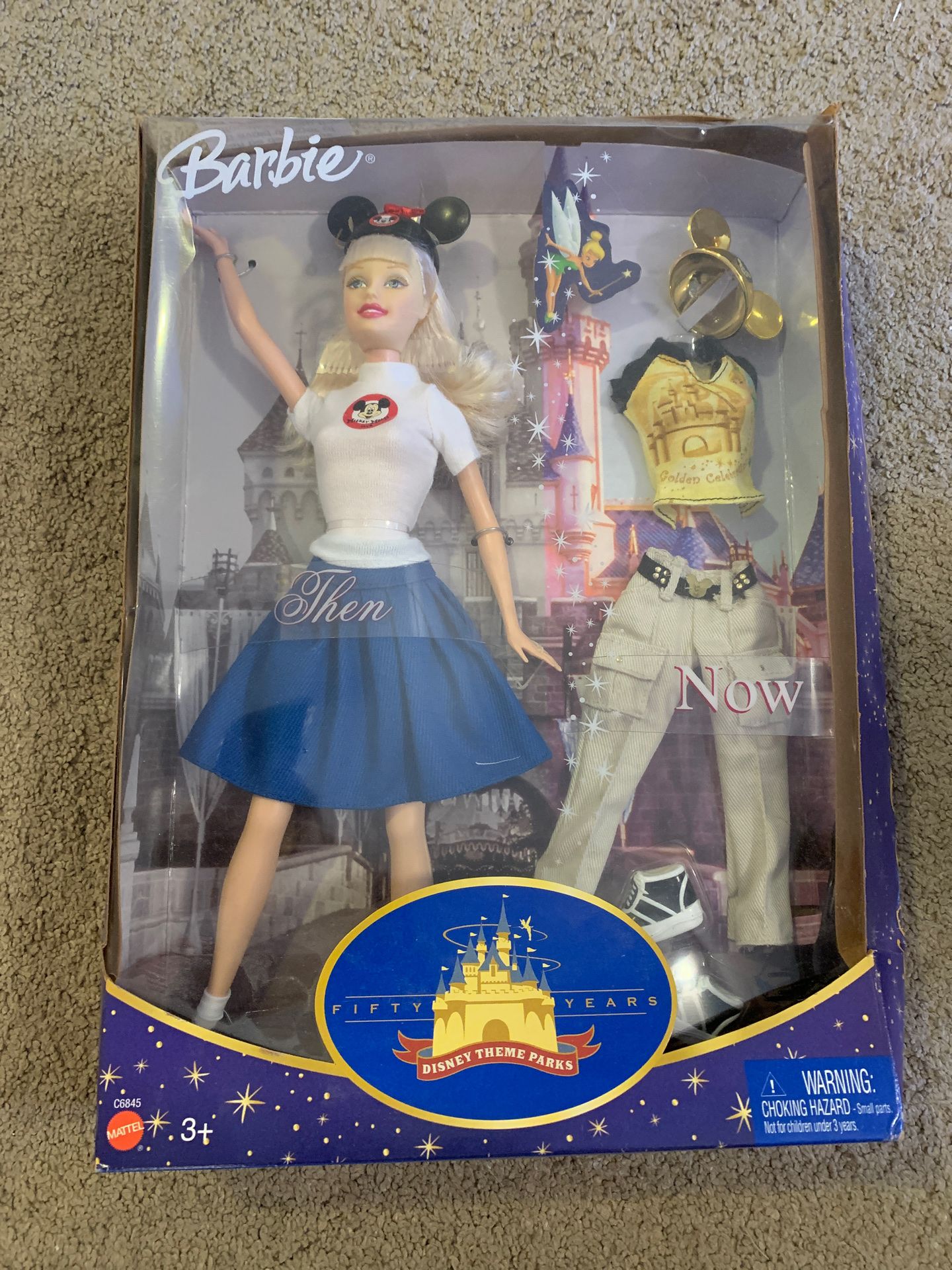 Disney Barbie then and now