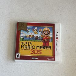 Nintendo 3DS Super Mario Maker game