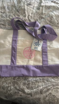 Traders Large Purple Tote