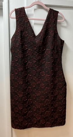 Black & burgundy sparkly dress - Size 16