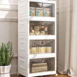 ‼️AVAILABLE‼️ 4 Tier Stackable portable Storage Bins Containers