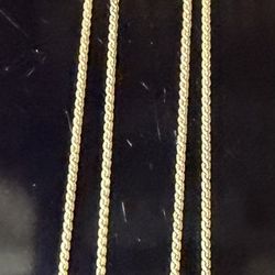 18K Gold 24 inch Neckless