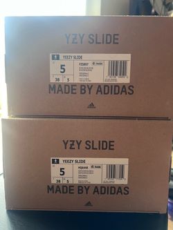 Adidas Yeezy Slide Size 5 – Bone & Onyx