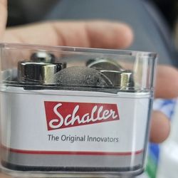Schaller Security Locks Guitar Strap Locks - Chrome