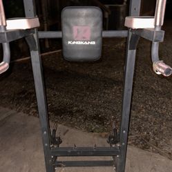 KINGKANG - POWER TOWER Pull Up Bar -Adjustable Height Stationary Work Out @ Home