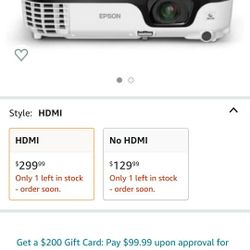 Projector Epson Ex 3212