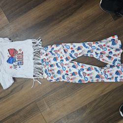 Little Girl 4th Of July Outfit