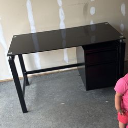 Glass Desk