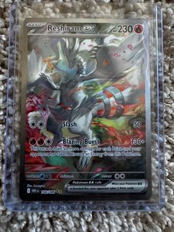 Pokemon Reshiram 166 SIR white flare