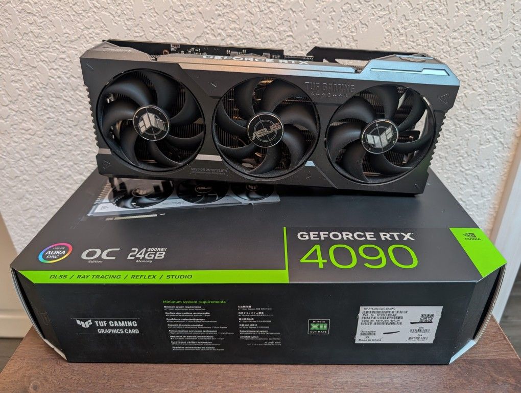 Asus RTX 4090 TUF OC Graphics Card GPU