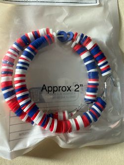 4th of July Red White Blue Earrings
