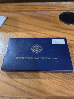 1987 U.S. Constitution Commemorative 2‑Coin Set – $5 Gold & $1 Silver – W/COA