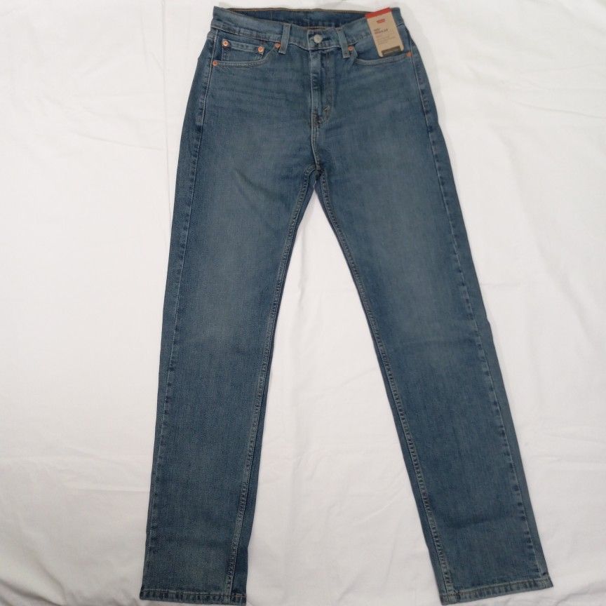 LEVI'S MEN'S 505 REGULAR STRETCH JEANS Available in BLUE 30x32/30x34