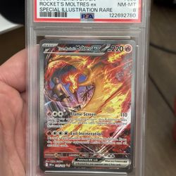 Psa 8 Team Rocket Moltres 229/182