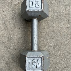 (1) 20 Lb TSA Dumbbell