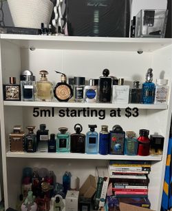 fragrance decants 5ml mens cologne unisex perfume