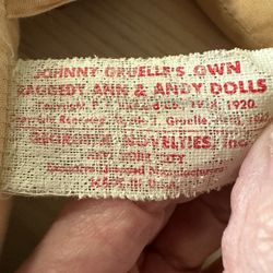 Johnny Gruelle’s Original Raggedy And  Andy