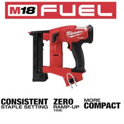 MILWUAKEE M18 FUEL BRUHLESS CORDLESS 18-GAUGE STAPLER TOOL ONLY NEW
