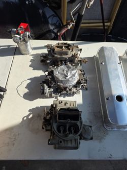 I have 3 carburetors two complete edelbrock 1 holley missing a cupple parts that come in rebuild kit
